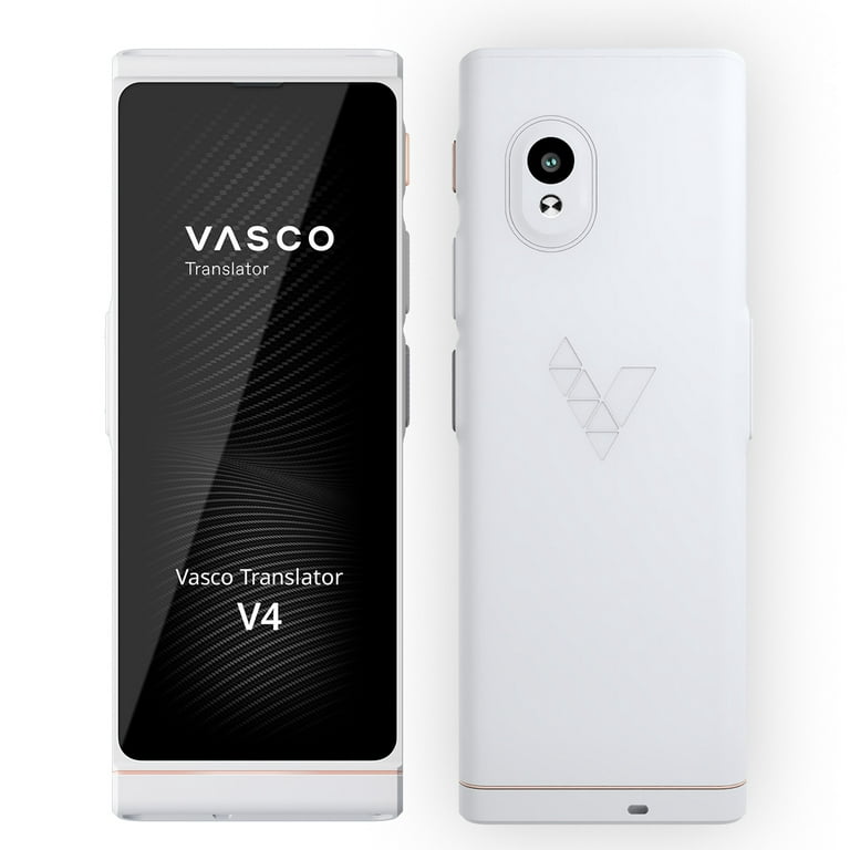 Vasco V4 Language Translator Device - Model 2022 | Free Lifetime Internet  for Translations | 108 Languages