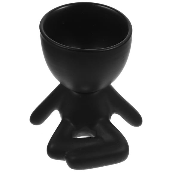 Vase Home Decor Human Figurine Planter Decorative Flower Pot