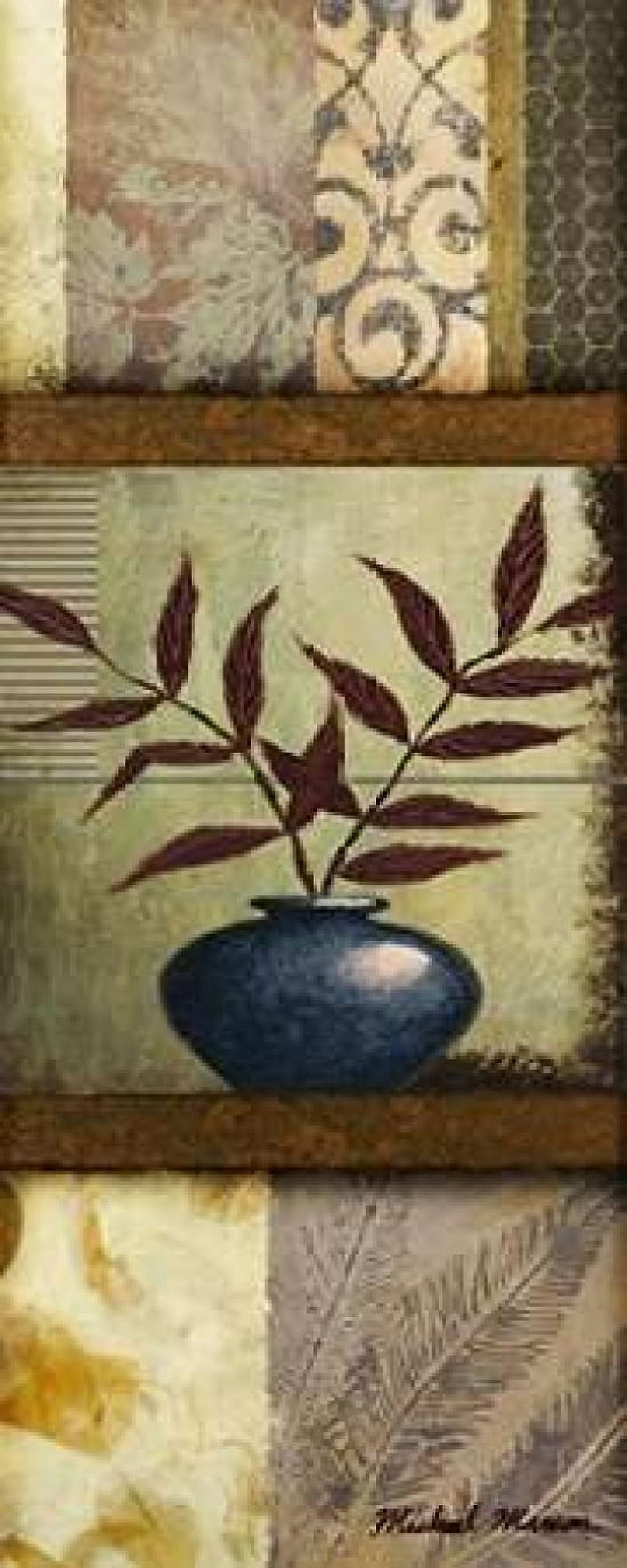 Vase Ornament II Canvas Art - Michael Marcon (10 x 20)