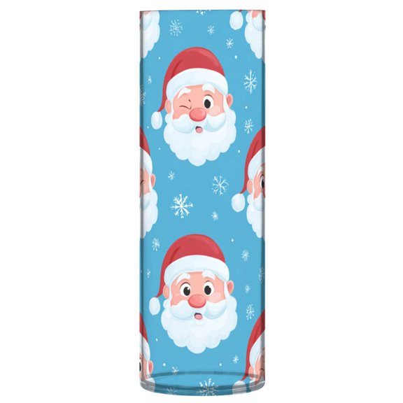 Vase Plastic Vase Flower Vase Desktop Decorative Vase Wedding Decoration Vase Anti-Drop Durable Beautiful Santa Claus Face