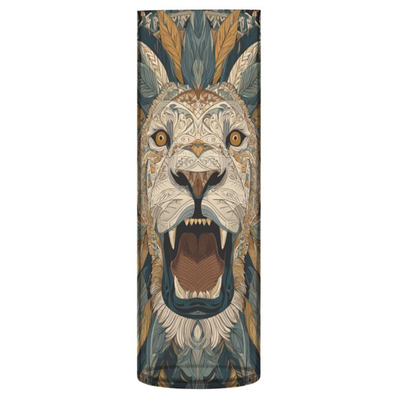 Vase Plastic Vase Flower Vase Desktop Decorative Vase Wedding Decoration Vase Anti-Drop Durable Cartoon Fierce Lion