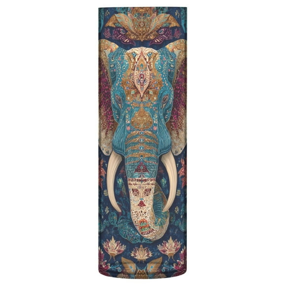 Vase Plastic Vase Flower Vase Desktop Decorative Vase Wedding Decoration Vase Anti-Drop Durable Cartoon Watercolor Elephant