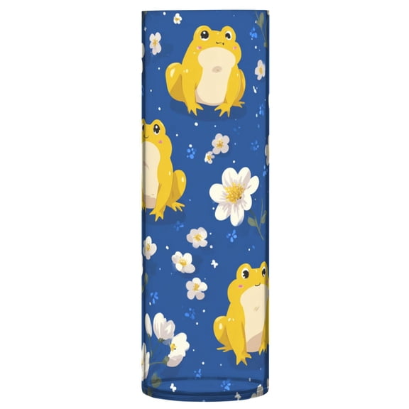 Vase Plastic Vase Flower Vase Desktop Decorative Vase Wedding Decoration Vase Anti-Drop Durable Frog Yellow Pattern