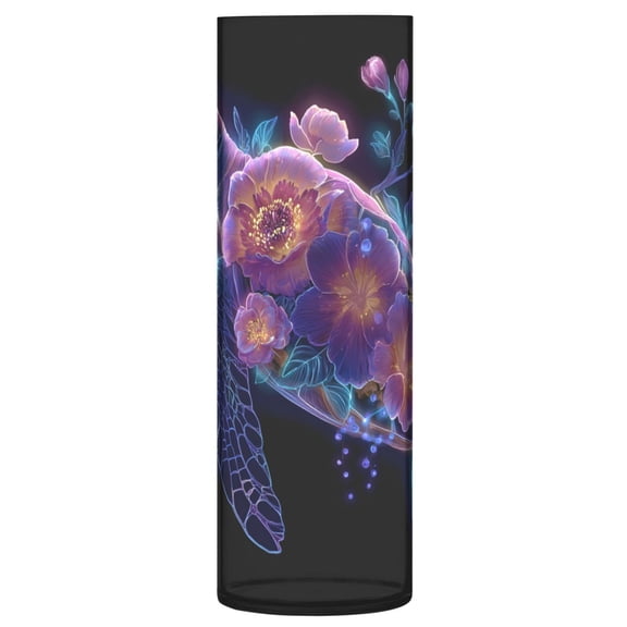 Vase Plastic Vase Flower Vase Desktop Decorative Vase Wedding Decoration Vase Anti-Drop Durable Purple Turtle