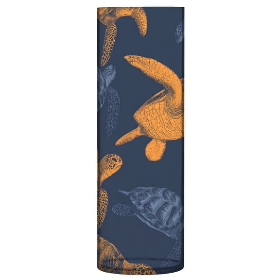 Vase Plastic Vase Flower Vase Desktop Decorative Vase Wedding Decoration Vase Anti-Drop Durable Sea Turtle Seamless Image