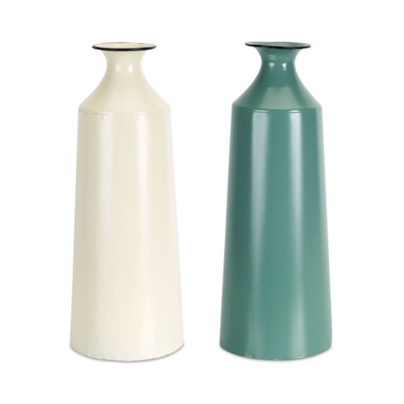 Melrose Vase, Set of 2, 12"H, Iron