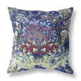 thumbnail image 1 of Vase SunFlower Matches Throw Pillow in Electric Blue 18x18, 1 of 4