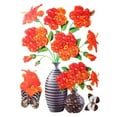 thumbnail image 1 of Vase Wall Decals 3D Stereo Flower Floral Wall Decor Removable Waterproof for Bedroom Living Room Office Study Room Home Decor, 1 of 9