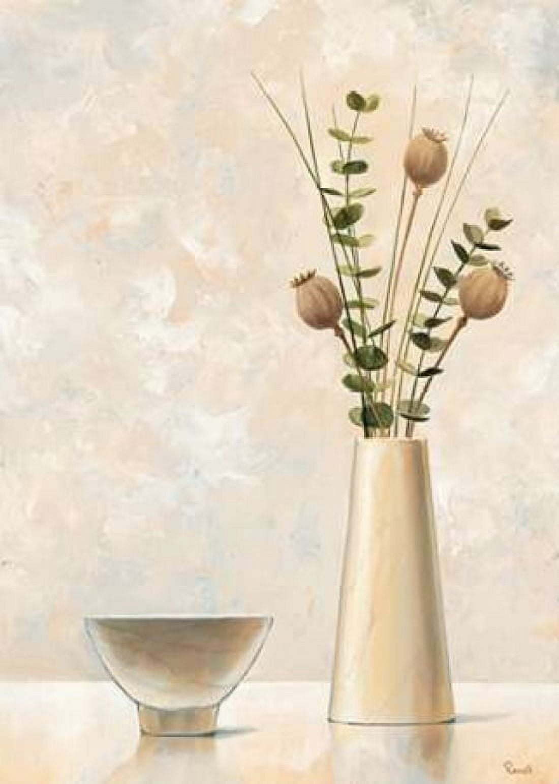 Vase and bowl I Canvas Art - Renee (20 x 28)