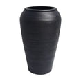 thumbnail image 1 of Vase for Home Decor - Boho Vases for Flower, Modern Textured Vase for Centerpieces, Living Room, Kitchen, Fireplace, Entryway Decor Black, 1 of 4