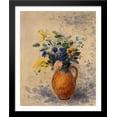 thumbnail image 1 of Vase of Flowers 28x34 Large Black Wood Framed Print Art by Odilon Redon, 1 of 2