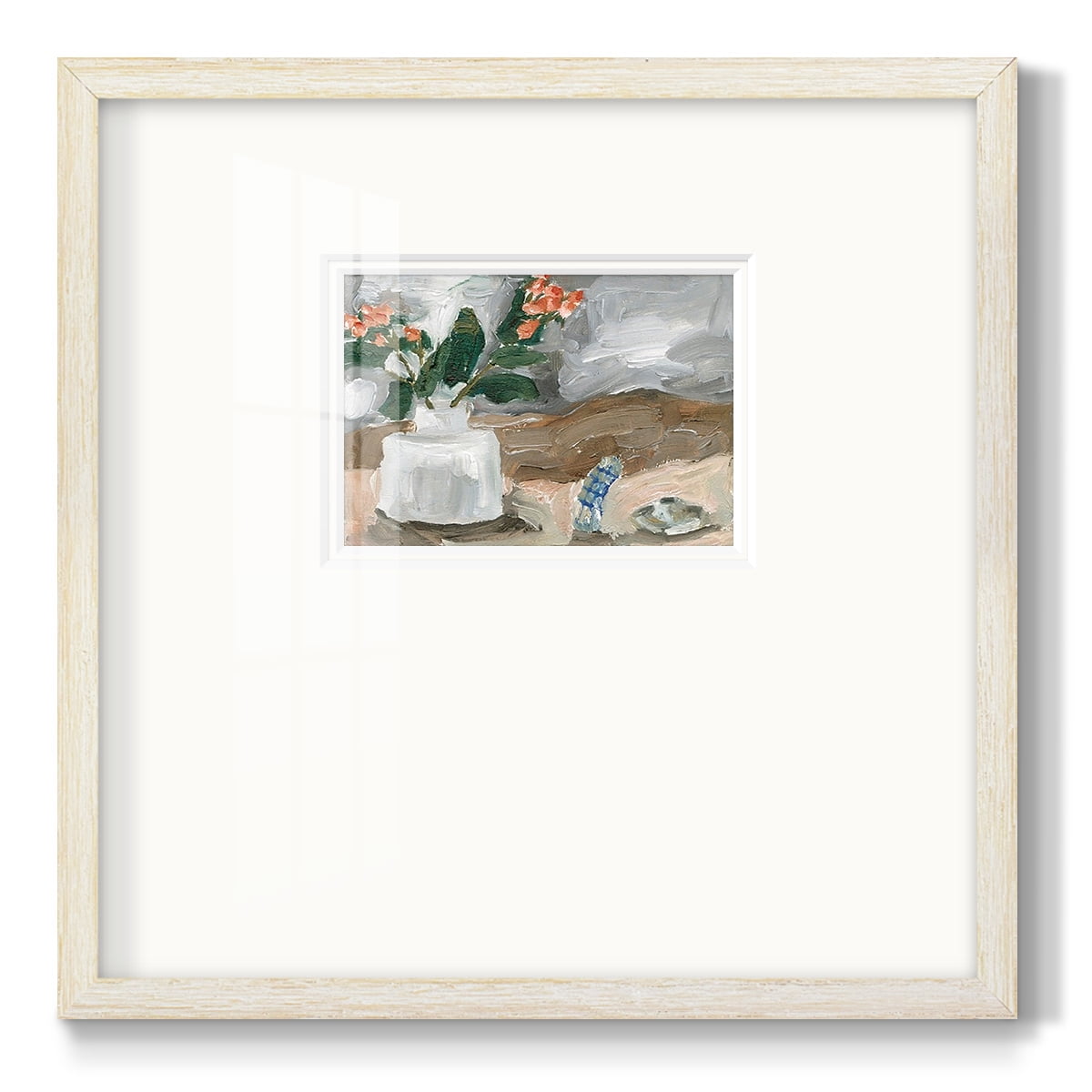 Vase of Pink Flowers IIIPremium Framed Print