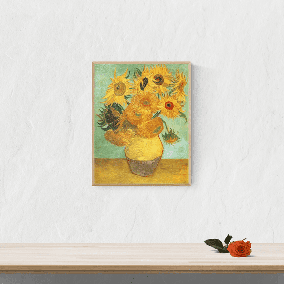 Vase with twelve sunflowers - 1888-1889 | Van Gogh
