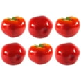 thumbnail image 1 of Vasefill 6-Pack Artificial Tomato Red Decorative Vegetable Fruit Fake Tomate, 1 of 3