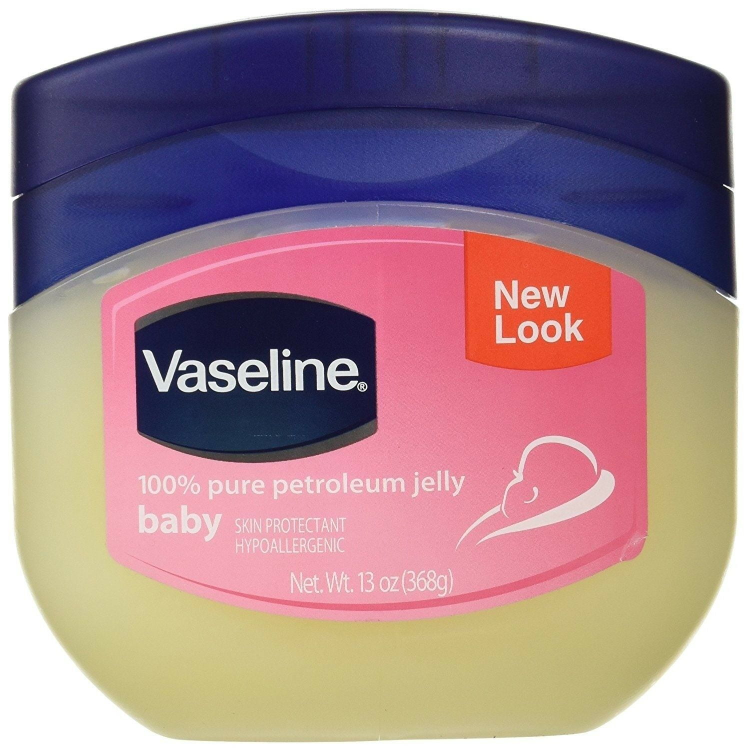Vaseline 100 Pure Petroleum Jelly Baby Skin Protectant, Hypoallergenic