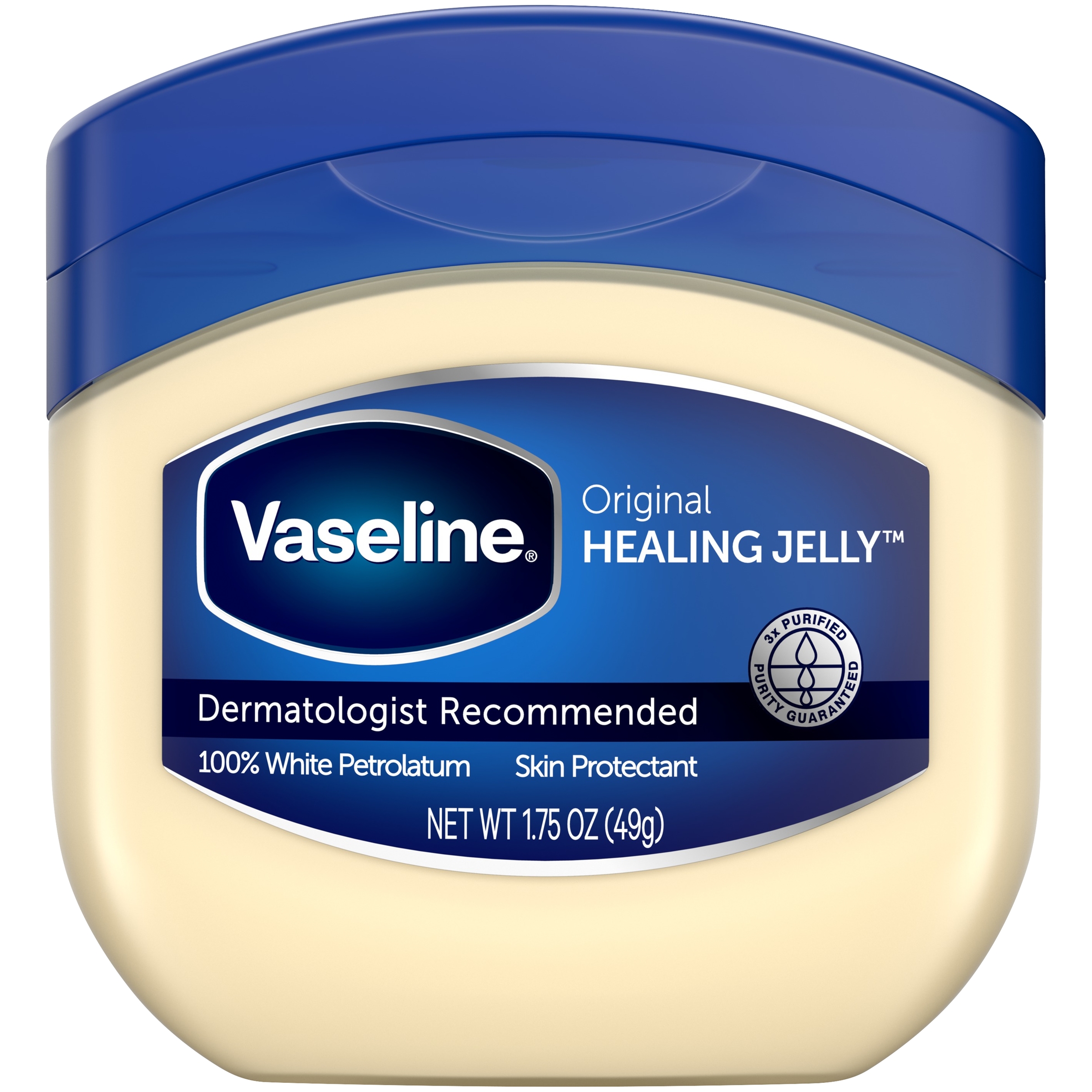 Vaseline 100% Pure Petroleum Jelly Original Vaseline 1.75 oz - image 1 of 7