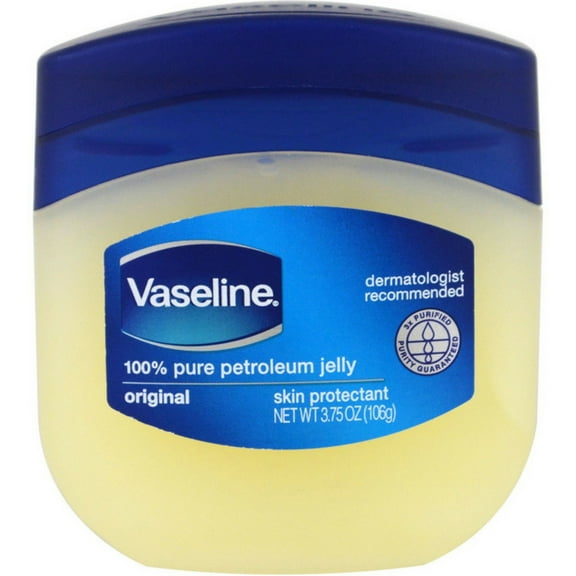 Vaseline 100% Pure Petroleum Jelly Skin Protectant 3.75 oz - (Pack of 4)