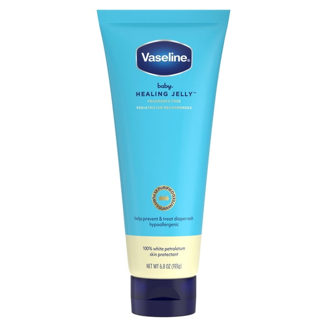 Preventting Vaseline Baby Healing Jelly For Preventing & Treating Diaper Rash, 100% ...