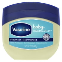 Vaseline Baby Healing Petroleum Jelly Hypoallergenic Unscented Diaper Rash & Sensitive Skin, 13 oz