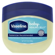 Vaseline Baby Healing Petroleum Jelly Unscented for Diaper Rash & Sensitive Skin, 13 oz