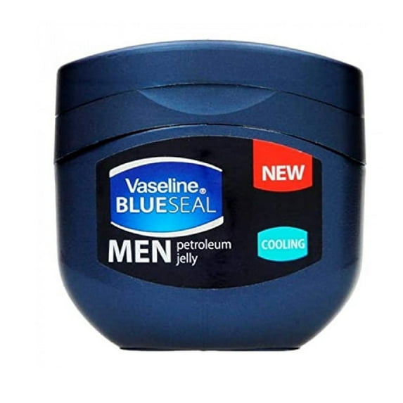 Vaseline Blue Seal Men Petroleum Jelly, Cooling, 3.4 oz
