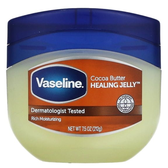 Vaseline, Cocoa Butter Healing Jelly, Rich Moisturizing, 7.5 oz (212 g)