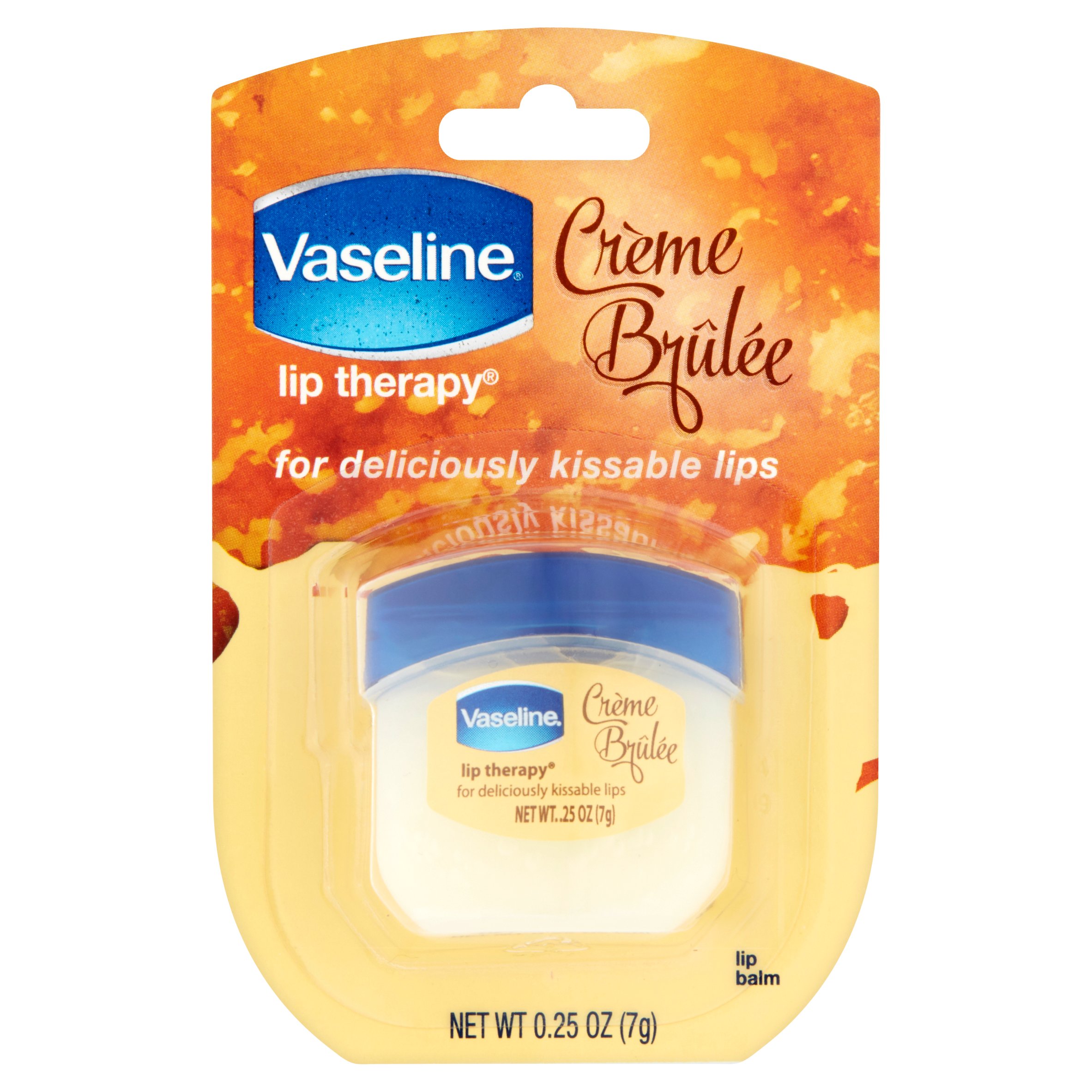 Vaseline Creme Brulee Lip Therapy Lip Balm, 0.25 oz - image 1 of 4