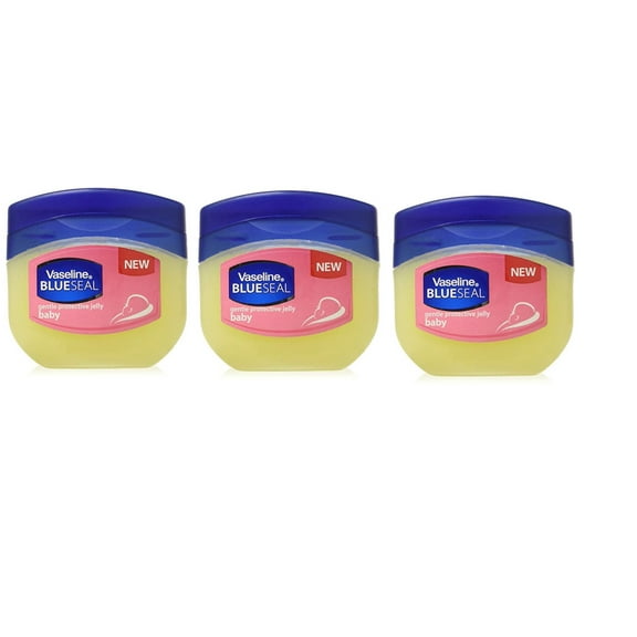Vaseline Gentle Petroleum Jelly Blue Seal Baby, 50 mL, 3Pack