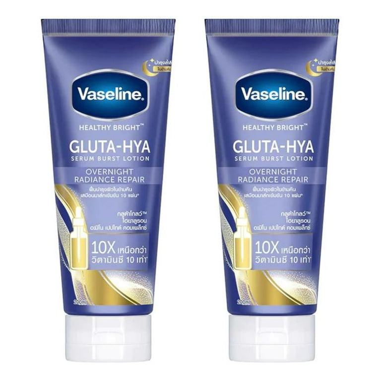  Vaseline Gluta - Hya Dewy Radiance Serum Burst Body Lotion,  Size 300ml (Pack Of 1), white, 10.14 Fl Oz : Beauty & Personal Care