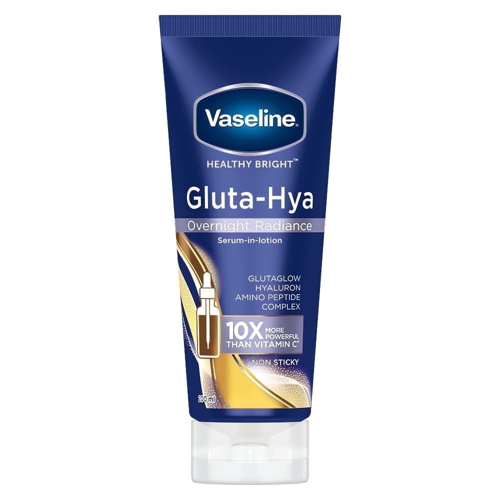Vaseline GLUTA-HYA OVERNIGHT RADIANCE 2本 Vaseline Gluta-Hya Overnight Radiance, Serum-In-Lotion, Amino