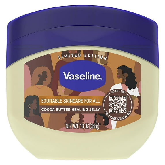 Vaseline Healing Jelly Moisturizer Cocoa Butter, 13 Oz, 3 Pack