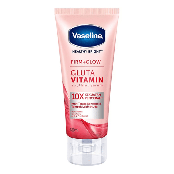 Vaseline Healthy Bright Firm + Glow Gluta Vitamin Youthful Serum for All Skin Types 180ml