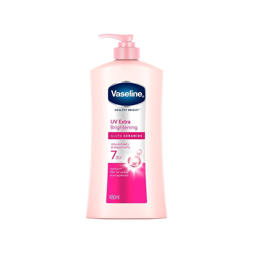 Vaseline Healthy Bright Moisturizing Brightening for Dull Skin with Niacinamide & Glutathione Body Lotion for Day Use 470 mL