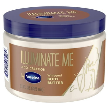 Vaseline Illuminate Me Body Butter Whipped Body Butter, 11 oz