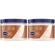 Vaseline Illuminate Me Whipped TGF4 Body Butter 2-Pack - Lightweight Moisturizer for Luminous, Glowing Skin, 11 Oz Ea