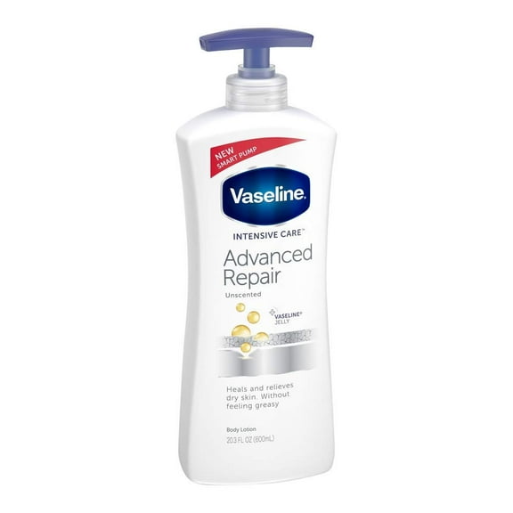 Vaseline Intensive Care Advanced GP27Repair Unscented Healing Moisture Lotion, 20.3 oz (Pack of 4)