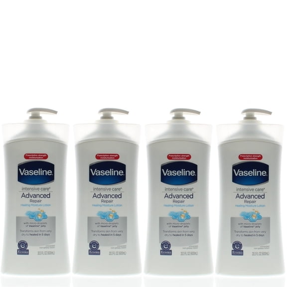 Vaseline Intensive Care Advanced Repair Unscented Lotion 20.3oz(4-PACK)