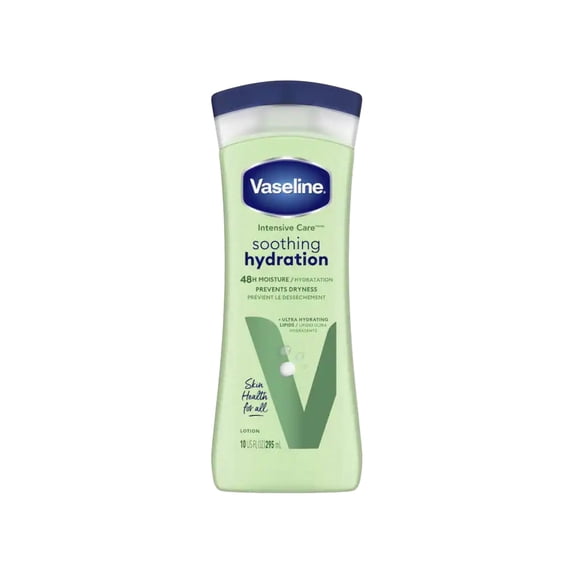 Vaseline Intensive Care Aloe Soothe Non-Greasy Lotion 10 Oz (Pack Of 2).