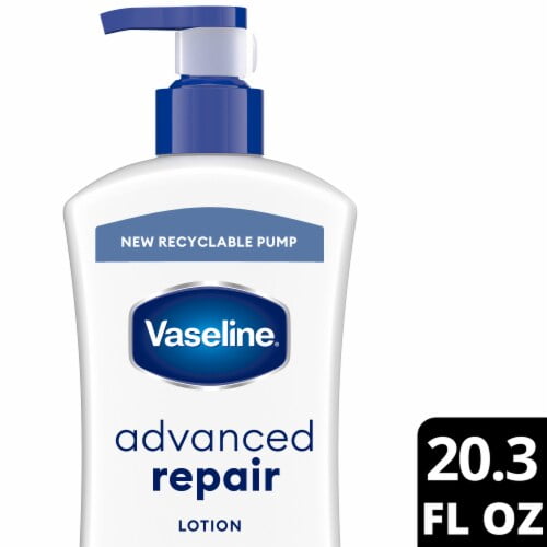 Vaseline Intensive Care Body Lotion Advanced Repair Unscented 20.3 fl oz Packaging May Vary