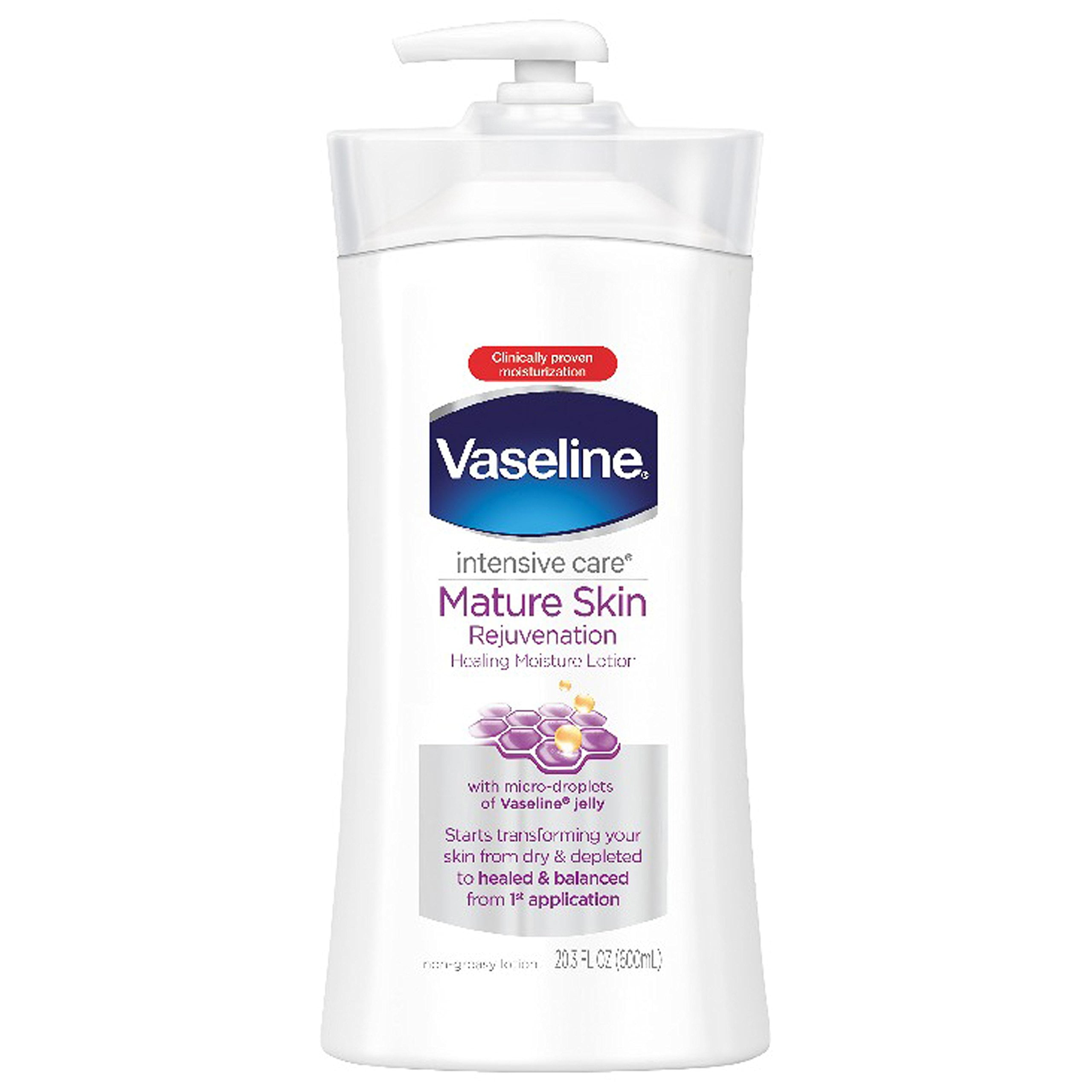Vaseline Intensive Care Body Lotion, Mature Skin Rejuvenation, 20.3 Oz