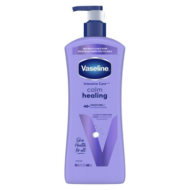 Vaseline Intensive Care Calm Healing Women's Body Lotion Dry Skin Lavender Extract & Ultra-Hydrating Lipids, 20.3 oz