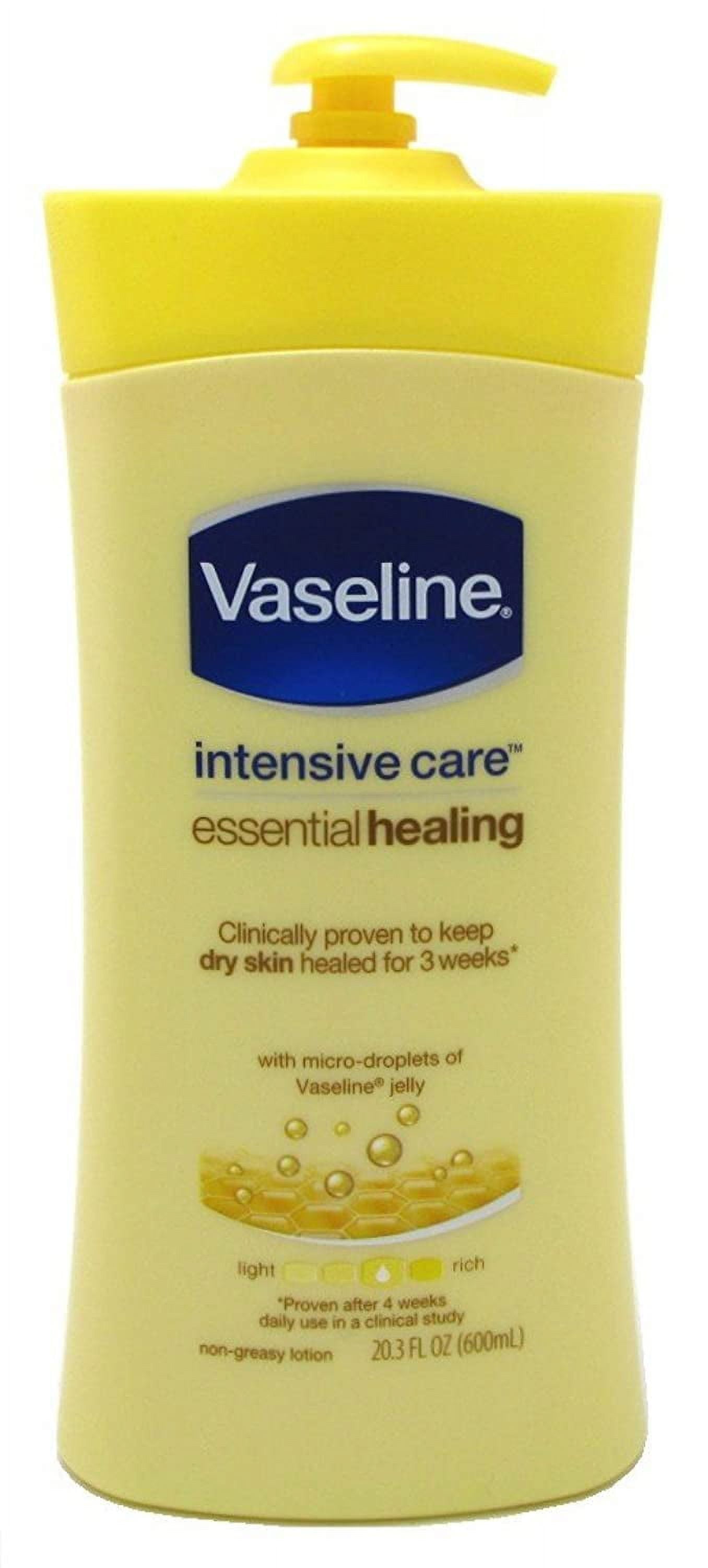 Vaseline Intensive Care Essential Healing Body Lotion, 20.3 Oz, Pump