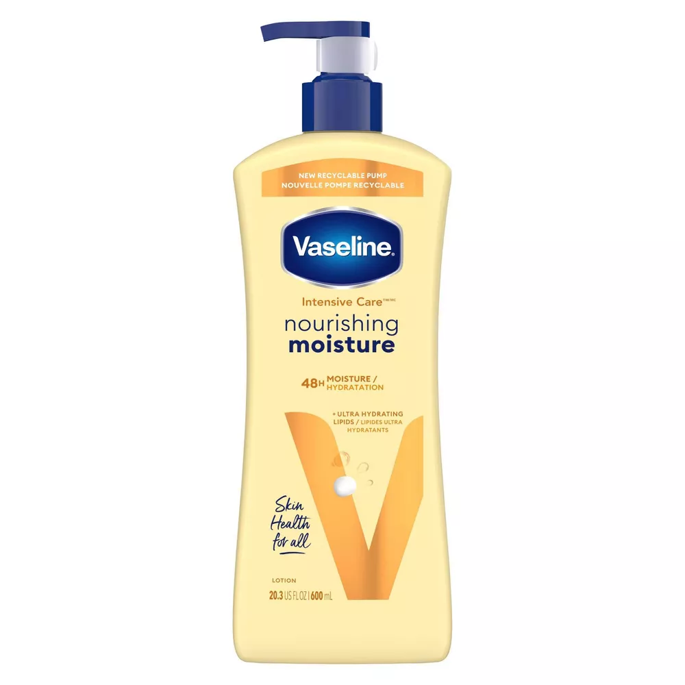 Vaseline Intensive Care Essential Healing Body Lotion, Non-Greasy, 20.3 fl oz