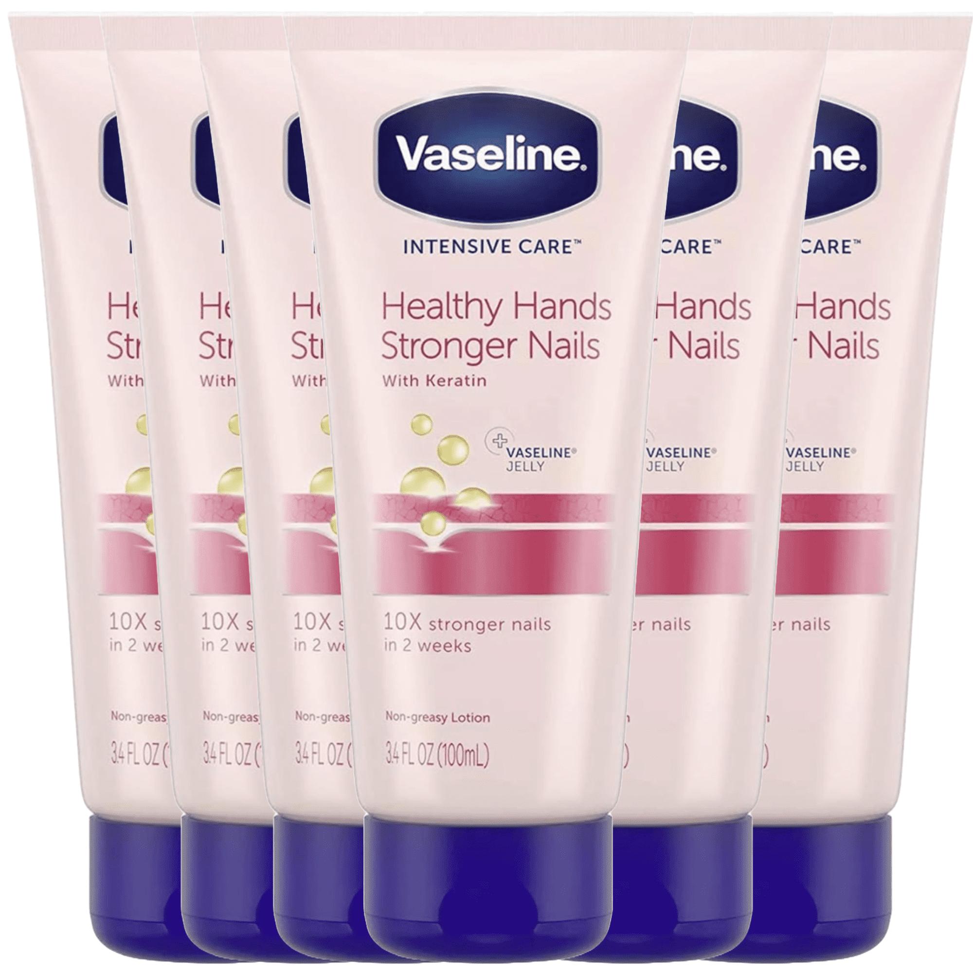 Vaseline Intensive Care Healthy Hands Stronger Nails Lotion Non Greasy