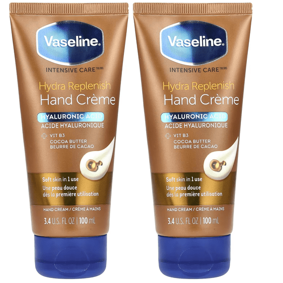 Vaseline Intensive Care Hydra Replenish Hand Creme 3.4 FL Oz. Pack Of 2