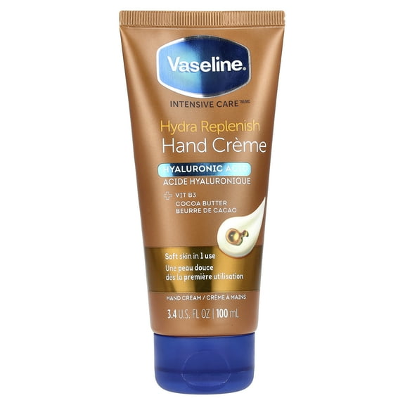 Vaseline Intensive Care, Hydra Replenish Hand Creme, 3.4 fl oz (100 ml)