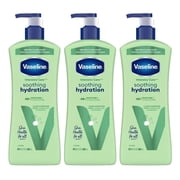 Vaseline Intensive Care Lotion 20.3oz Aloe Soothe Pump Dry Pack of 3