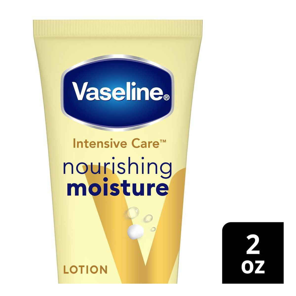 Vaseline Intensive Care Moisturizing Body Lotion with Oat Extract Nourishing Moisture, Travel Size - 2 fl oz