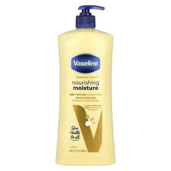 Vaseline Intensive Care, Nourishing Moisture Lotion, 32 fl oz Pack of 4