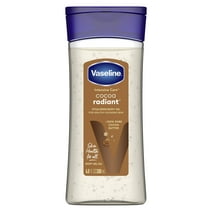 Vaseline Intensive Care Radiant Body Oil Gel with Cocoa Butter for Dry Skin, 6.8 fl oz